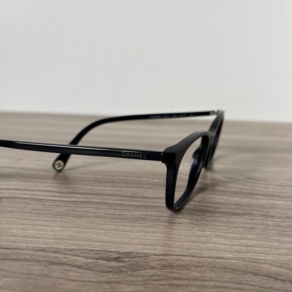 Chanel Eyeglasses Frames Only Black CH3414 c.501 52/17/140 Italy Women's❤️ - Picture 8 of 14